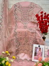 1332 A To D Mehboob Tex Embroidery Organza Pakistani Suits Wholesale Suppliers In India
